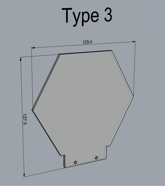 Light-Blade Type 3 inkl. Halter (55mm Aufnahme)